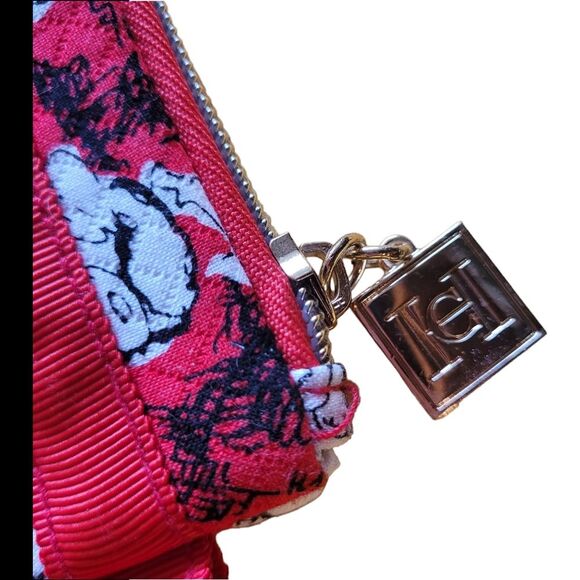 Neiman Marcus Carolina Herrera Puppy Dog Padded Cosmetic Case Travel Bag - Picture 4 of 8